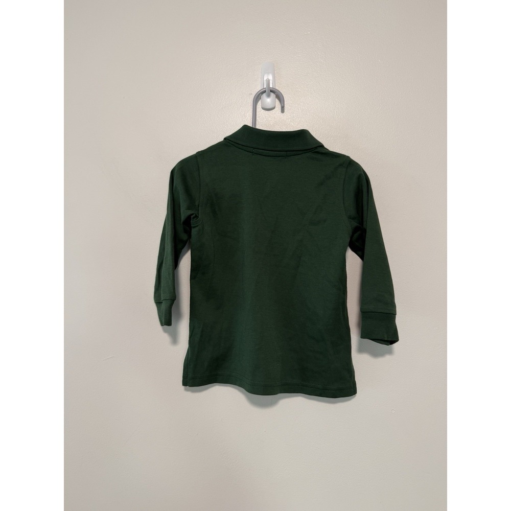The Beaufort Bonnet Company Green Long Sleeve Polo Shirt Size 12-18 Months - Picture 3 of 3
